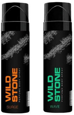 

Wild Stone Surge And Wave Combo Pack 2 Body Spray - For Men(240 ml, Pack of 2)