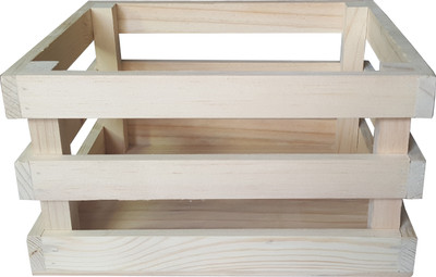 

EKTA PRODUCT 1 Compartments Pine Wood Wooden Utility Box(Natural)