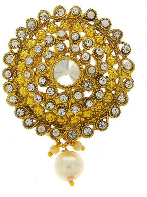 

Anuradha Art Jewellery ZHB-640 Hair Pin(Gold)
