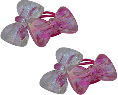 

Trendeela.com Feriha Pink Double-Bow Rubber Band(Pink)