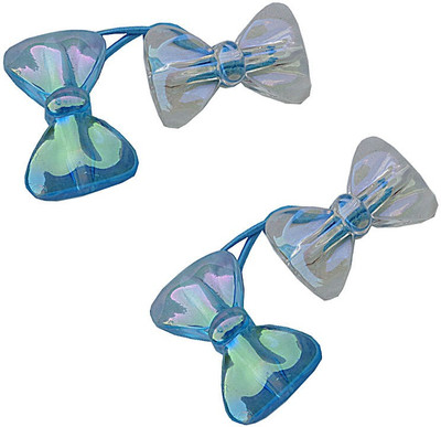 

Trendeela.com Feriha Blue Double-Bow Rubber Band(Blue)