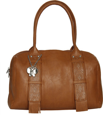 Butterflies Hand-held Bag(Tan)