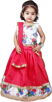 NAJARA FASHION Girls Lehenga Choli Ethnic Wear Embroidered Lehenga, Choli and Dupatta Set(Blue, Pack of 1) NAJARA FASHION Girls Lehenga Choli Ethnic Wear Embroidered Lehenga, Choli and Dupatta Set(Blue, Pack of 1)