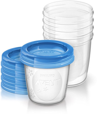 Philips AVENT Breast Milk Storage Cups, 6 Ounce (Pack of 5)(Pack of 5, Clear) available at flipkart for Rs.1336