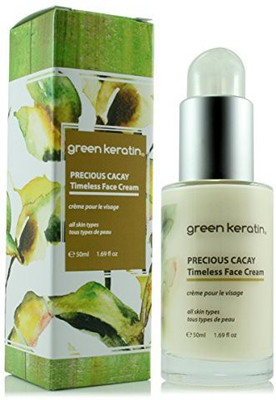 

Green Keratin Precious Cacay Timeless Facial Cream Pure Plant Based Lightweight Moisturiser(50 ml)