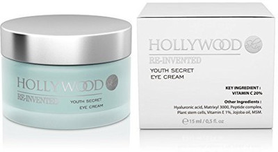 

hollywoodskin Youth Secret Eye Cream - 20% Vitamin C & Hyaluronic Acid(15 ml)