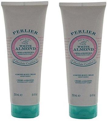 

Perlier White Almond Moisturizing Body Cream Tube Pack Of 2 [ Italian Import ](250 ml)