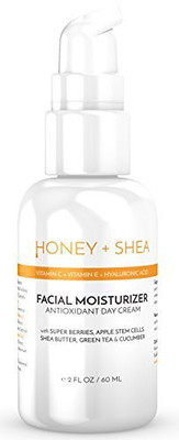

Honey + Shea (Boulder, Colorado USA) Hyaluronic Acid Daily Facial Moisturizer Cream(60 ml)