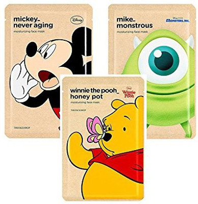 

The Face Shop (3 Assorted) Disney Collaboration Mickey-never Aging Moisturizing Mask(25 g)