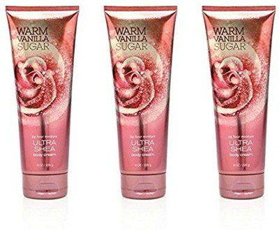 

Bath & Body Works Warm Vanilla Sugar Ultra Shea Cream 3 Pack(226 g)