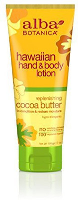 Alba Botanica Hawaiian, Cocoa Butter Hand & Body Lotion Pack of 2(198 g)