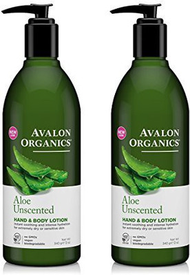 

Avalon Organics Unscented Aloe Hand and Body Lotion With Aloe Vera, Shea Butter(340 g)