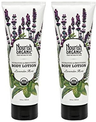 

Nourish Organic Hydrating and Smoothing Lavender Mint Body Lotion Pack of 2(236 ml)