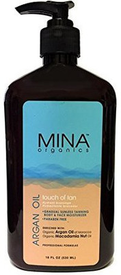 

Mina Organics © Touch Of Tan Body & Face Moisturizer (gradual Sunless Tanning) - Factory Authenticity Code(536 ml)