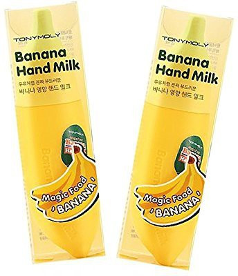 

Tonymoly Magic Food Banana Hand Milk, Moisturizing Hand Care Cream 2pcs(45 ml)