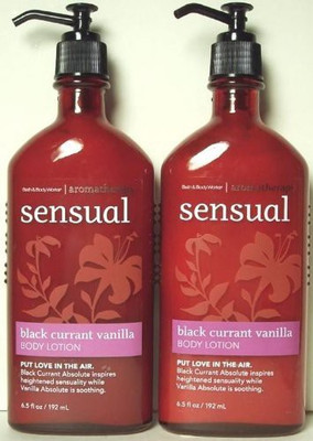 

Genius.nn Bath & Body Works Aromatherapy Black Currant Vanilla Body Lotion Twin Pack(192 ml)