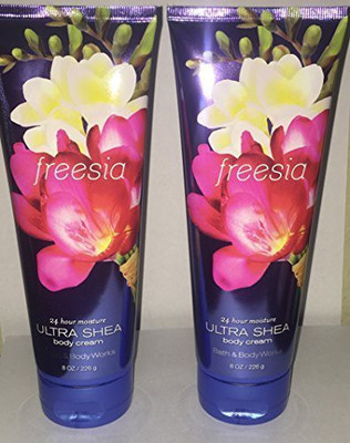 

Bath & Body Works Lot of 2 Freesia Ultra Shea Body Cream each(226 g)