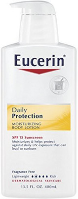 

Eucerin Daily Protection Moisturizing Body Lotion, Fragrance Free, pack Of 2(400 ml)
