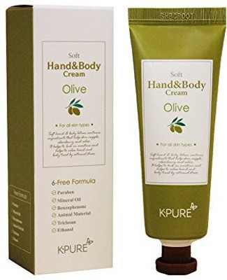 

Kpure 6-free Formula Olive Soft Hand & Body Cream olive-pk 1(50 ml)