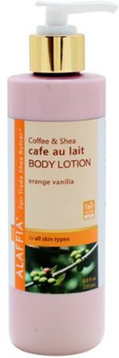 

Alaffia Coffee & Shea Butter Café au Lait Body Lotion, Vanilla Orange(236 ml)