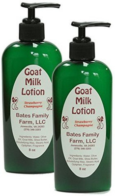 

Bates Family Farm Strawberry Champagne Goat Milk Lotion Moisturizer , 2 Pack(226.72 g)
