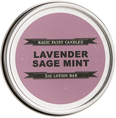 

Magic Fairy Candles Lavender Sage Mint Lotion Bar All Natural Hand Crafted(28.34 g)