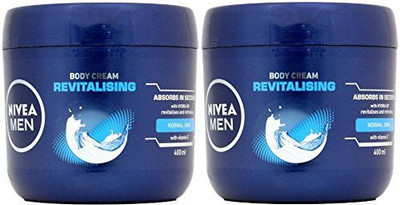 

Nivea Men Revitalising Body Cream, pack Of 2(400 ml)