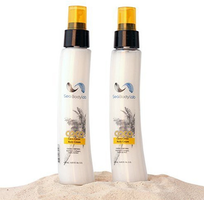 

Seabodylab Natural Coco-citrus Splash Body Cream With Q10, Collagen, Elastin & Aloe - Set Of 2(229.554 g)