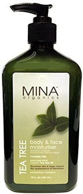 

Mina Organics Tea Tree Body And Face Moisturizer - Factory Authenticity Code(536 ml)
