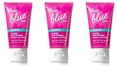 

Bath & Body Works True Blue Spa Look Ma New Hands Paraffin Super Softening Hand Lotion - Lot of 3(74 ml)