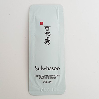 

Sulwhasoo New Hydro-aid Moisturizing Soothing Cream 1ml X 30pcs . Super Saver Than Normal Size(30 ml)