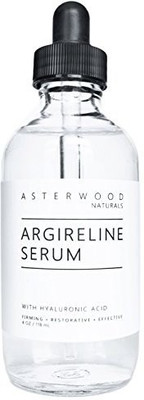 

Asterwood Naturals Argireline 30% Serum with Organic Hyaluronic Acid 20% - Anti Wrinkle, Anti Aging(118 ml)