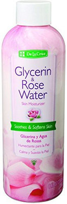 

De La Cruz Glycerin & Rose Water Skin Moisturizer pack Of 2(236 ml)