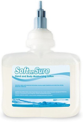 

Best Sanitizers Inc LO10002 SoftenSure Hand and Body Moisturizing Lotion, 1 Cartridge Case of 6(250 ml)