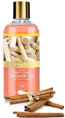 

Vaadi Herbals Shower Gel - Sulfate-free - Herbal Body Wash - divine Honey & Sandal - Pack Of 1 X(299.8398 ml)
