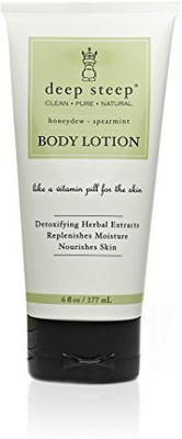 

Deep Steep Soy Body Lotion, Honeydew Spearmint Pack of 2(177 ml)