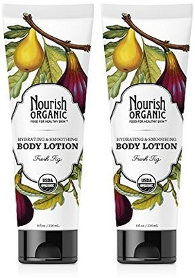 

Nourish Organic Fresh Fig Hydrating and Smoothing Organic Body Lotion With Organic Aloe pack of 2(56 ml)