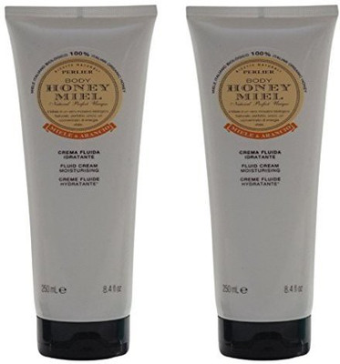 

Perlier Honey Miel fluid Moisturizing Cream with Honey and Orange Pack of 2(250 ml)