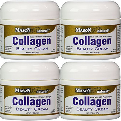 

Mason Cream Made with 100% Pure Collagen Promotes Tight Skin Enhances Skin Firmness Jar PACK of 4(57 g)