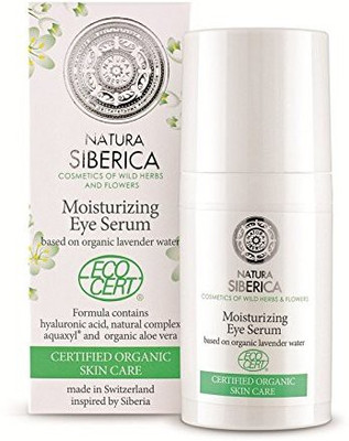 

Natura Siberica Moisturizing Eye Serum With Organic Lavender Water, Organic Aloe Vera(30 ml)