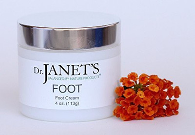 

Dr. Janet's Balanced By Nature Products Foot Cream With Organic Shea Butter and Peppermint Oil(113 g)