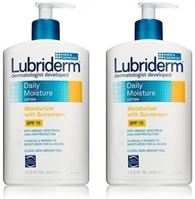 

Lubriderm Daily Uv Lotion Spf 15 - 13.50oz pack Of 2(400 ml)