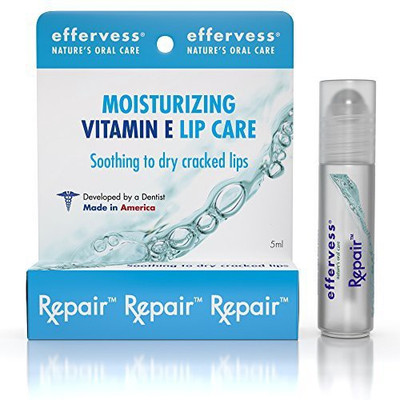 

Effervess Best Vitamin E Lip Balm Lip Moisturizer Beautiful Rollerball Application Soothes(5 ml)