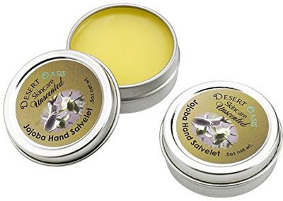 

Desert Oasis Skincare Artisan Jojoba Oil Hand Salve Unscented, All Natural And Hand Made, (14 Gm), 2 Pack(14.17 g)