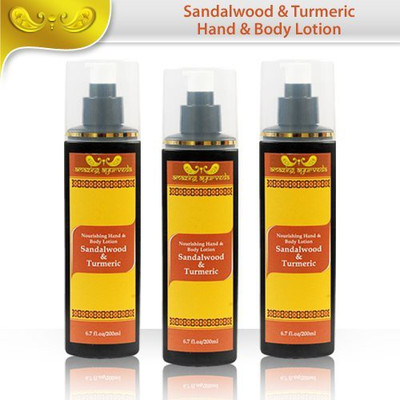 

Amazing Ayurveda Moisturizing Hand & Body Lotion Sandalwood and Tumeric(200.0 ml)