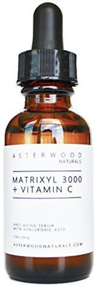 

Asterwood Naturals Matrixyl 3000 30% + Vitamin C 20% Serum with Organic Hyaluronic Acid 20%(29 ml)