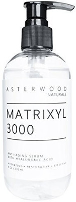 

Asterwood Naturals Serum with Organic Hyaluronic Acid 20% - Official Sederma Matrixyl 3000 - Anti Aging, Anti Wrinkle(236 ml)