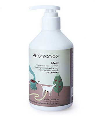 

SKM Goat Milk Body Lotion, Shea Butter Anti-wrinkle Whitening Nourishing Body Cream(300 ml)
