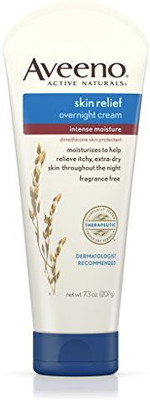 

Aveeno Active Naturals Skin Relief Overnight Cream, Fragrance Free Pack of 3(207 g)