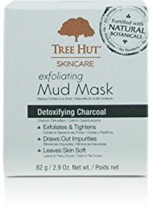 

Tree Hut Skincare Exfoliating Mud Mask, Detoxifying Charcoal, 2.9ounce(82.186 g)